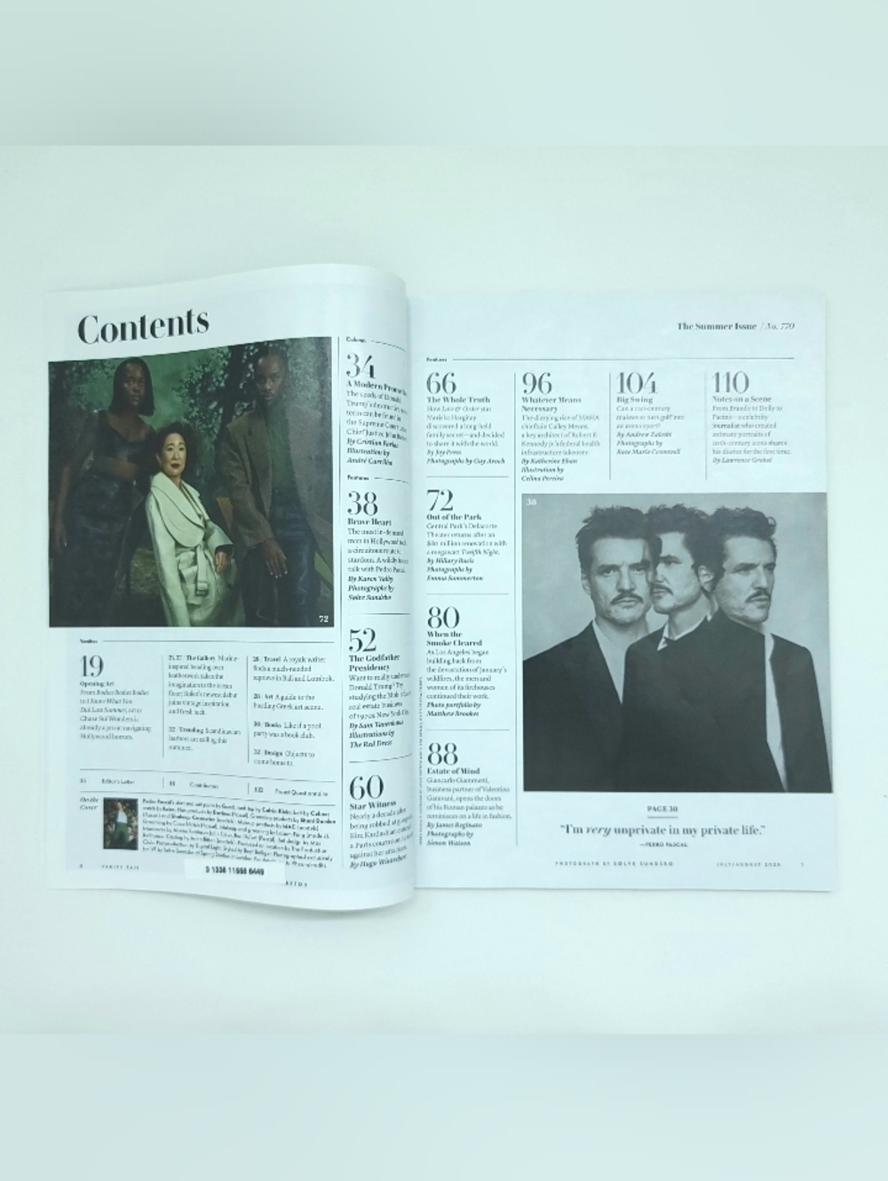 Vanity Fair Magazine Pedro Pascal July August 2025 Ex-Library - Picture 3 of 5